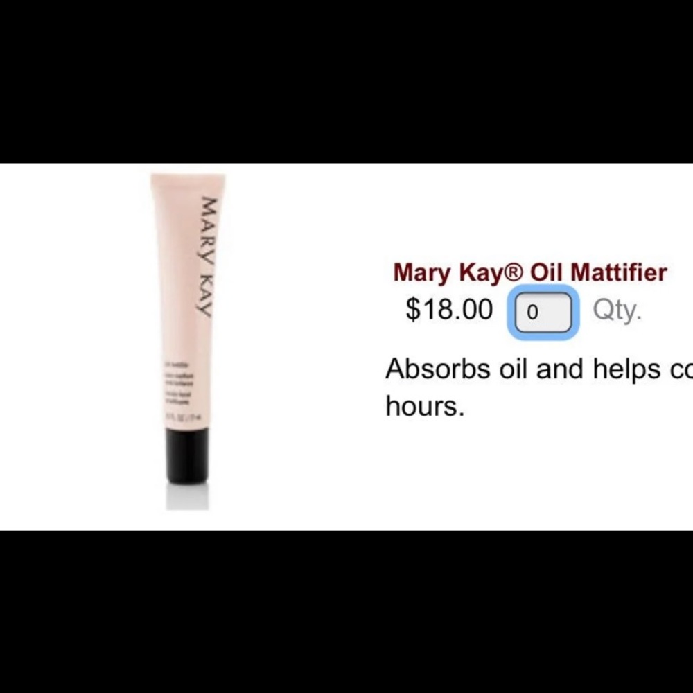 Oil mattifier